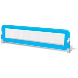 Toddler Bed Rail 150x42cm Blue Baby Kids Protective Guard Gate Vidaxl