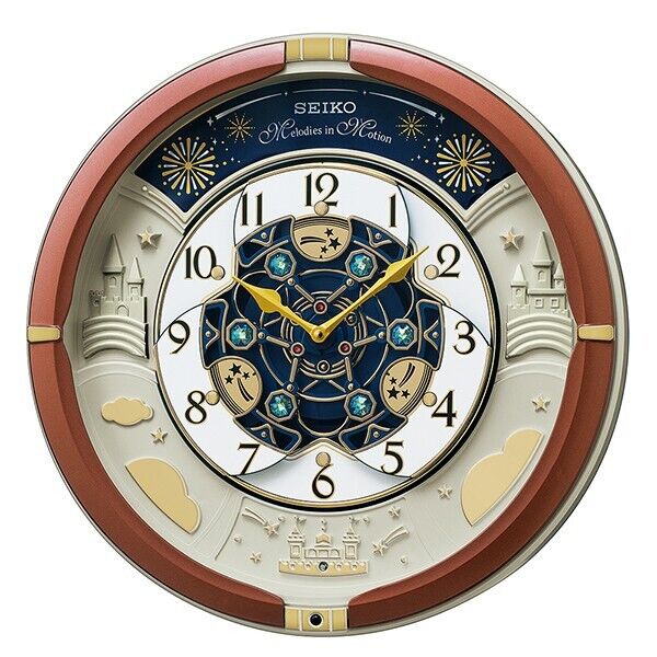 Seiko Re601b Analog Wall Clock 52 Melody In Motion Song Automation