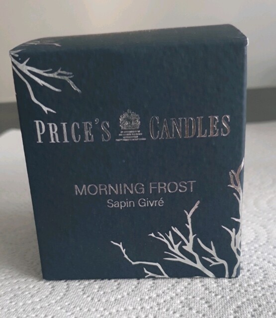 Prices Scented Candle Glass Jar Morning Frost 170g