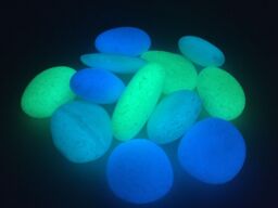 12pcs Glow In The Dark Mixed Natural Look Boulders / Stones Home