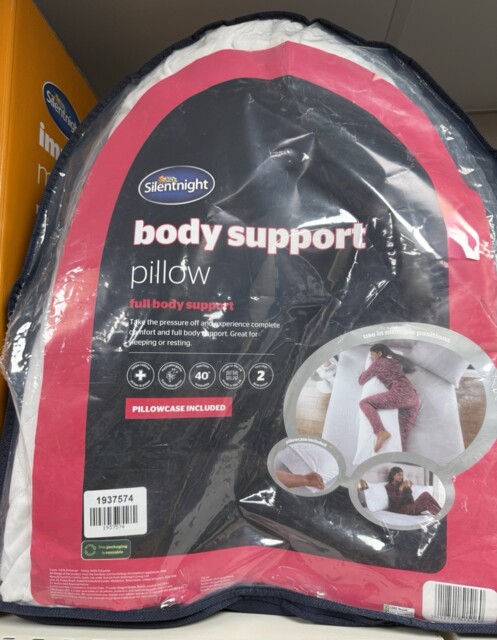 Silentnight Full Body Support Pillow (pillow Case Included)