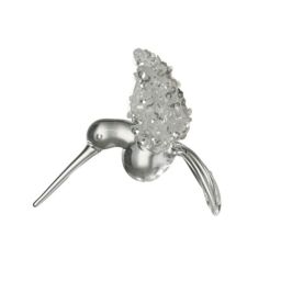 Heaven Sends Glass Silver Bird Christmas Tree Decoration - Novelty