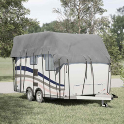 Caravan Roof Cover Grey 500x300 Cm 3-layer Non-woven Fabric
