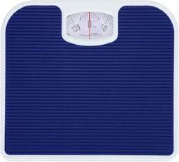 Mechanical Bathroom Body Weight Scale Non Slip Sturdy Platform Silver