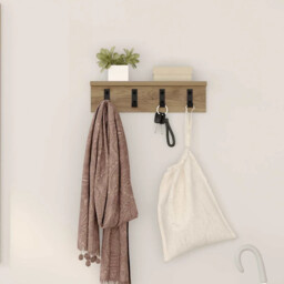 Wall-mounted Coat Rack Artisan Oak 40 X 10.5 X 10.5 Cm Vidaxl