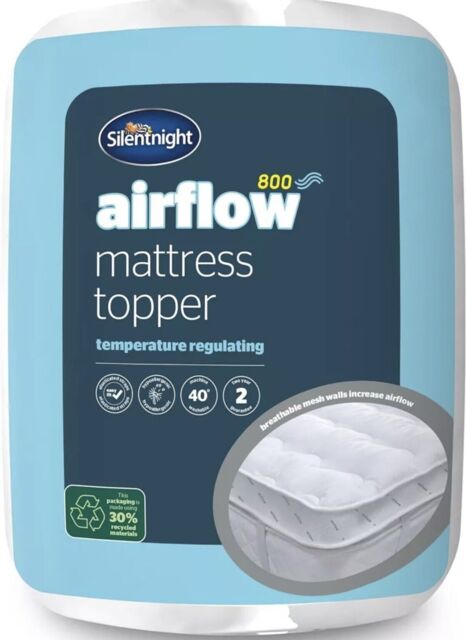 Silentnight Airflow 800 Mattress Topper Double/new/ Packaging Not