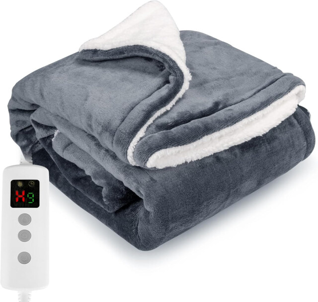 Proaller Heated Blanket Electric Throw 160x130cm, 10 Levels &1-9h