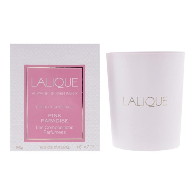Lalique Pink Paradise Scented Candle 190g