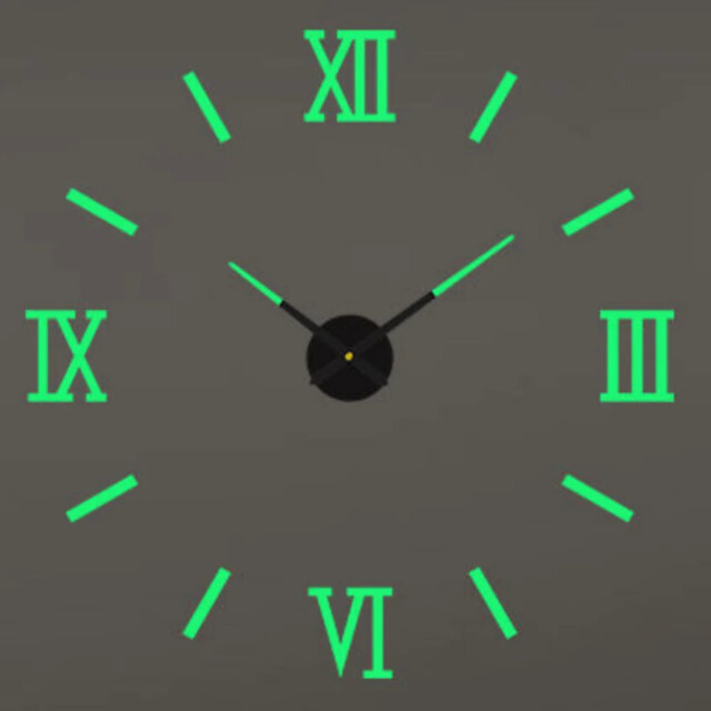 2025 Modern 3d Diy Large Wall Clock - Stylish Acrylic Mirror Home
