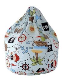Large Adult Blue Pirate Island Bean Bag With Beans By Bean Lazy