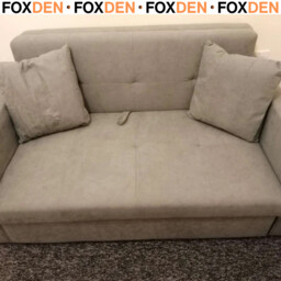 2 Seater Sofa Bed Convertible Bed Settee With 2 Cushions And Storage -