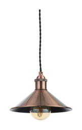 Metal Lampshade Copper Rigel Antique 236mm Shade Only Inlight