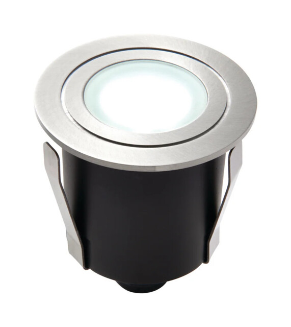 Outdoor Light Silver Hayz 1.2w Led Decking Ip67 6500k Daylight White