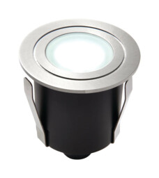Outdoor Light Silver Hayz 1.2w Led Decking Ip67 6500k Daylight White