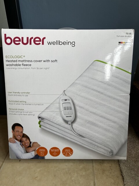 Beurer Heated Blanket - Ts15 - Double Electric Blanket