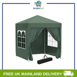 2m X 2m Garden Heavy Duty Pop Up Gazebo Marquee Party Tent Canopy