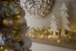 Christmas Outdoor Fairy String Lights 80 Led Warm White Timer Free Aa