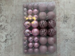 Pms Christmas Tree Decorations Baubles, Assorted - Set Of 20