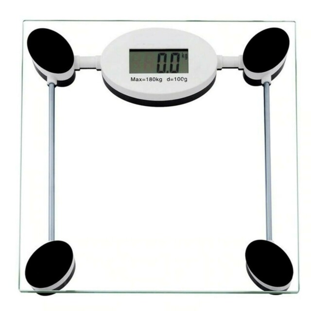 Glass Lcd Digital Electronic 130kg Lb Weighing Body Scales Bathroom
