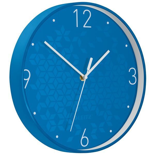 Leitz Silent Wall Clock Non-ticking Dual Colour Wow Office Bedroom