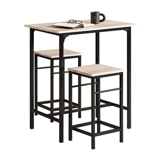 Clearance Sobuy Kitchen Patio Outdoor Bar Set Dining Table &