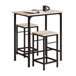 Clearance Sobuy Kitchen Patio Outdoor Bar Set Dining Table &