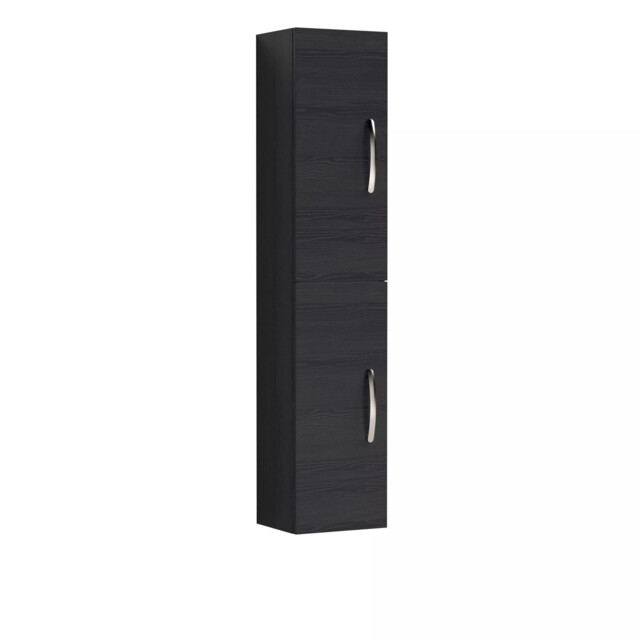 Nuie Athena Hacienda Wall Hung Double Door Bathroom Storage Cabinet