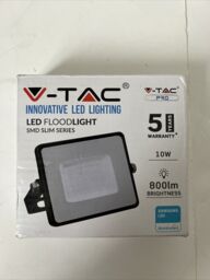 V-tac Pro Vt10 425 Smd Samsung Chip Led Projector 10w Black 4000k