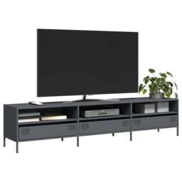 Tv Cabinet Anthracite 202x39x43.5 Cm Cold-rolled Steel Vidaxl