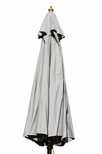Superb Quality Large Hardwood Garden Parasol Umbrella - 3.5m Wide