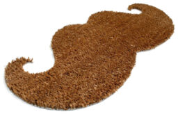 Moustache Doormat 87cm X 36cm Talking Point 100% Natural Coir Non Slip