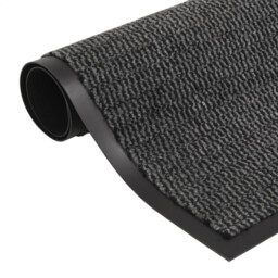 Dust Control Mat Anthracite 120x180 Cm Tufted Pp Damp-proof Rubber