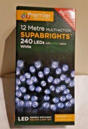 Premier Multi Action Supabrights Led Christmas Xmas Lights 240 Led