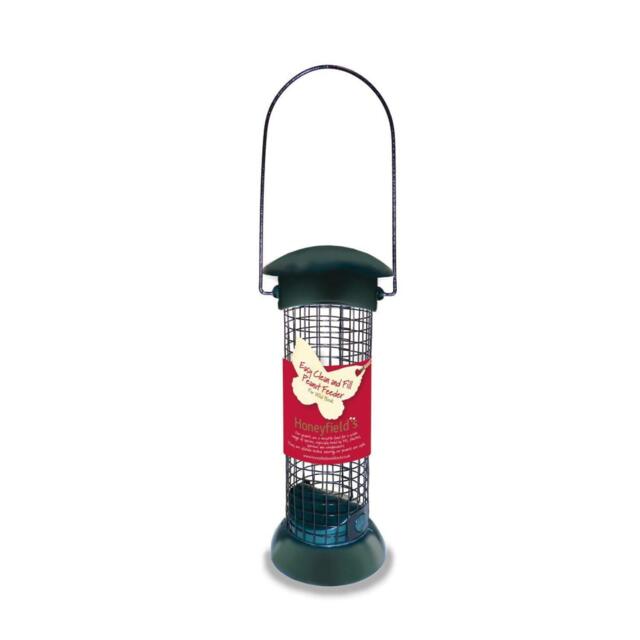 Honeyfields Easy Fill & Clean Peanut Hanging Bird Nut Feeder Wild
