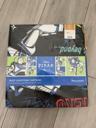 Disney Pixar Buzz Lightyear Blackout Curtains 66x72 (168x182cm) Sealed