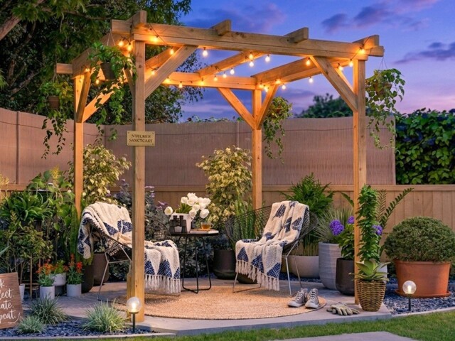 Wooden Pergola Kit 2m X 2m Garden Plant Heavy Duty Frame Utopia