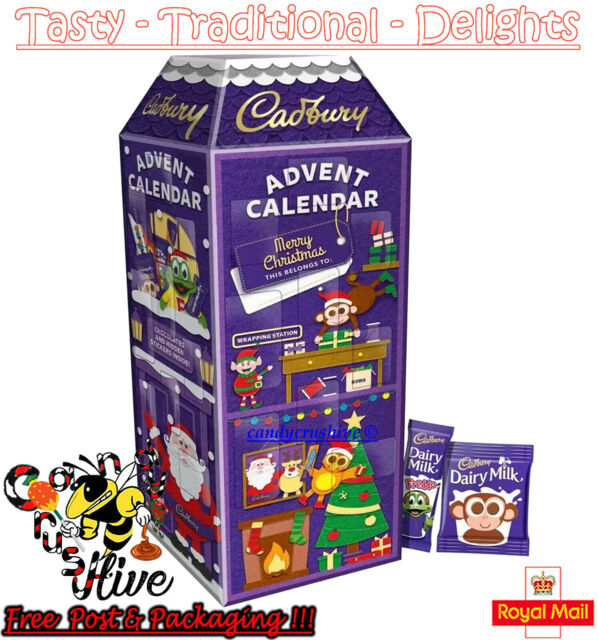 Cadbury 3d Chocolate Christmas Advent Calendar 308g
