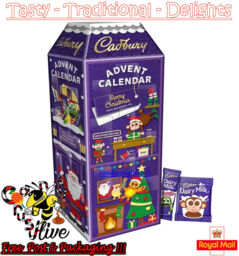 Cadbury 3d Chocolate Christmas Advent Calendar 308g