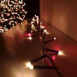 1000 Led 25m Christmas Outdoor Multi Function Timer Lights Red &