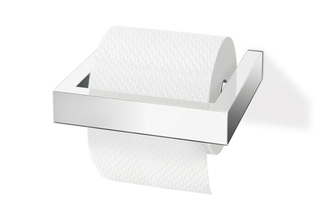 Zack Linea Polished Stainless Steel Toilet Roll Holder 40031