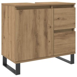 Bathroom Cabinet Vanity Unit Storage Cabinet Cupboard Engineered Wood