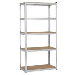 5 Tier Boltless Shelving Unit Heavy Duty Space Efficient Garage