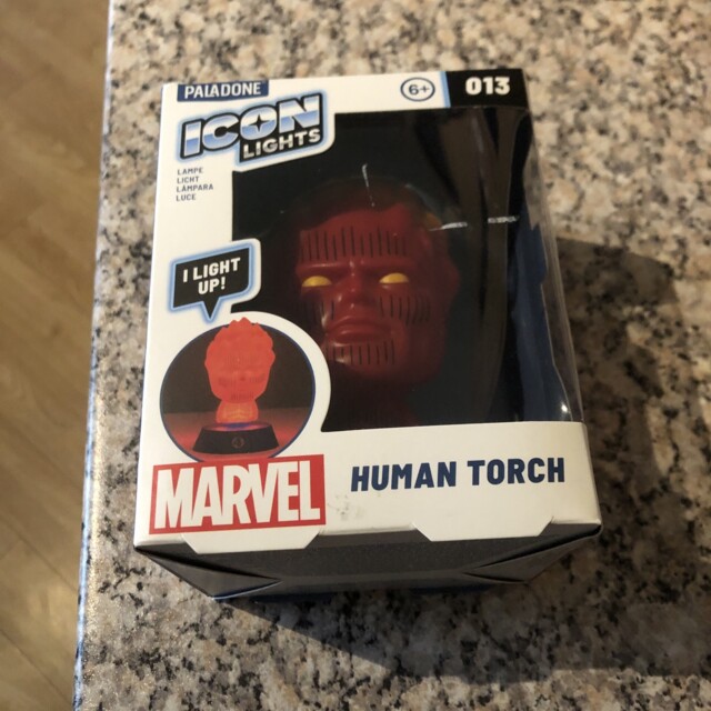 Paladone Human Torch Icon Light, 13 Cm Size, Red