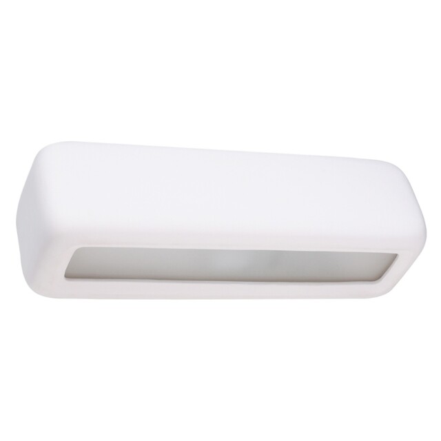Modern Wall Lamp Subani Glass Ceramic White E27 Led Sollux Up And Down