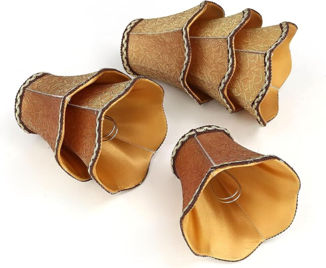 Fuloon Set Of 6 Clip On Lamp Shade Kit Little Upright Candle