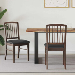 Dining Chairs 2 Pcs Light Brown 50 X 52.5 X 91 Cm Vidaxl
