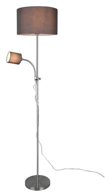 Floor Light Silver Owen Matt Nickel Trio R40192007