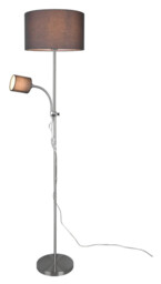 Floor Light Silver Owen Matt Nickel Trio R40192007