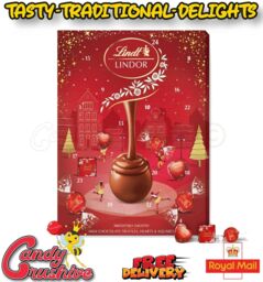 Lindt Lindor Milk Chocolate Christmas Advent Calendar 300g