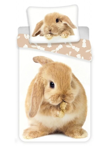 Bunny Bedding Single Bedding Set 100% Cotton Youth Teenagers Cute